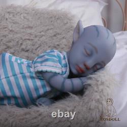 COSDOLL 18.5 Avatar Reborn Baby Full Body Platinum Silicone Baby Girl Dolls USA