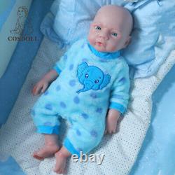 COSDOLL 18.5 Boy Dolls 3KG Full Platinum Silicone Reborn Baby Dolls WithDrink-Wet