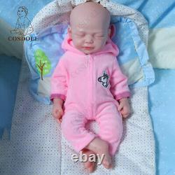 COSDOLL 18.5 Drink-Wet Girl Doll 6.13LB Soft Silicone Newborn Reborn Baby Dolls