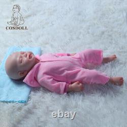 COSDOLL 18.5 Drink-Wet Girl Doll 6.13LB Soft Silicone Newborn Reborn Baby Dolls