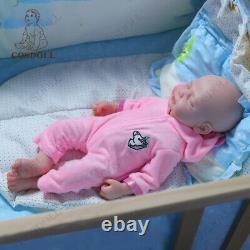 COSDOLL 18.5 Drink-Wet Girl Doll 6.13LB Soft Silicone Newborn Reborn Baby Dolls