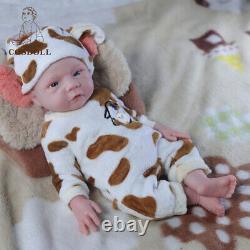 COSDOLL 18.5 Full Body Platinum Silicone Reborn Baby Dolls BOY Doll withDrink-Wet