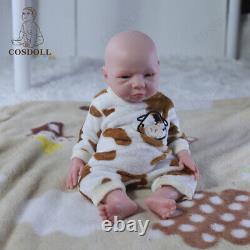 COSDOLL 18.5 Full Body Platinum Silicone Reborn Baby Dolls BOY Doll withDrink-Wet