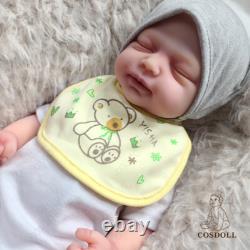 COSDOLL 18.5 Full Body Platinum Silicone Reborn Girl Doll Lifelike Cute Newborn