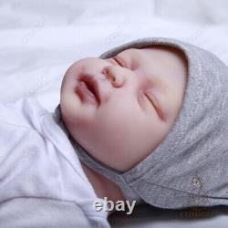 COSDOLL 18.5 Full Body Platinum Silicone Reborn Girl Doll Lifelike Cute Newborn