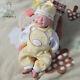 COSDOLL 18.5 Full Body Silicone Dolls Reborn Baby Eyes Closed Cute Twins Dolls