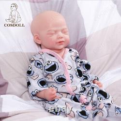 COSDOLL 18.5'' Full Body Silicone Newborn Baby Dolls Drink & Pee Reborn Infant