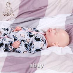 COSDOLL 18.5'' Full Body Silicone Newborn Baby Dolls Drink & Pee Reborn Infant