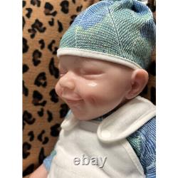 COSDOLL 18.5'' Full Body Silicone Reborn Baby BOY Lifelike Sleeping Baby Infant