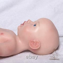 COSDOLL 18.5'' Full Body Silicone Reborn Baby Dolls Newborn Can Drink Water&Pee