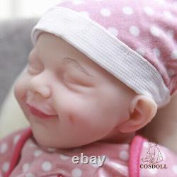COSDOLL 18.5 Full Body Soft Silicone Baby Doll Reborn Baby Drinking Water