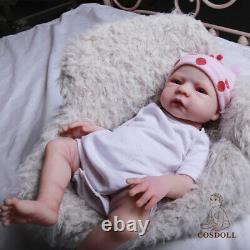 COSDOLL 18.5 Full Silicone Reborn Baby Boy Adorable Soft Silicone Newborn Doll