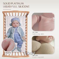 COSDOLL 18.5 Full Silicone Reborn Baby Boy Adorable Soft Silicone Newborn Doll