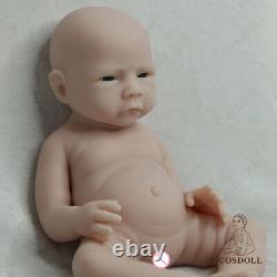 COSDOLL 18.5 Full Silicone Reborn Baby Girl Adorable Soft Silicone Newborn Doll
