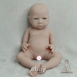 COSDOLL 18.5 Full Silicone Reborn Baby Girl Adorable Soft Silicone Newborn Doll