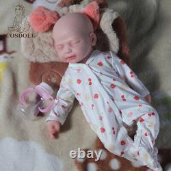 COSDOLL 18.5 Full Soft Platinum Silicone Baby Doll Twins Baby Reborn Baby Dolls