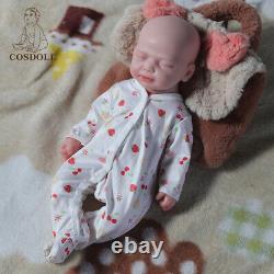 COSDOLL 18.5 Full Soft Platinum Silicone Baby Doll Twins Baby Reborn Baby Dolls