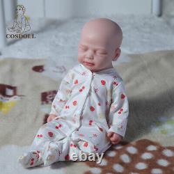 COSDOLL 18.5 Full Soft Platinum Silicone Baby Doll Twins Baby Reborn Baby Dolls