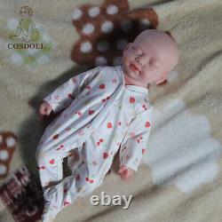 COSDOLL 18.5 Full Soft Platinum Silicone Baby Doll Twins Baby Reborn Baby Dolls