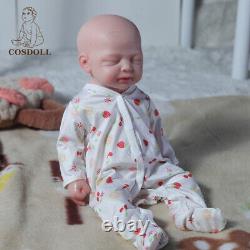 COSDOLL 18.5 Full Soft Platinum Silicone Baby Doll Twins Baby Reborn Baby Dolls