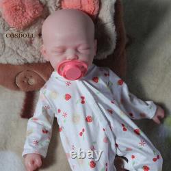 COSDOLL 18.5 Full Soft Platinum Silicone Baby Doll Twins Baby Reborn Baby Dolls