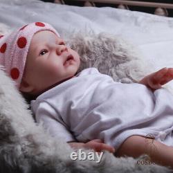 COSDOLL 18.5 Full Soft Platinum Silicone Baby Dolls Handmade Newborn Baby Doll