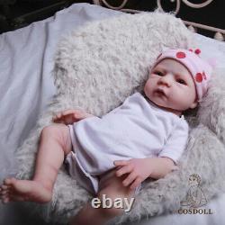 COSDOLL 18.5 Full Soft Platinum Silicone Baby Dolls Handmade Newborn Baby Doll