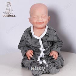 COSDOLL 18.5 Platinum Silicone Reborn Babies Doll 6.8LB Newborn Twins Baby Doll