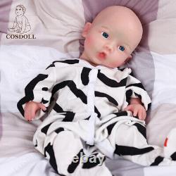 COSDOLL 18.5 Realistic Reborn Baby Girl Full Body Silicone Doll Drinking Water