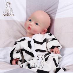 COSDOLL 18.5 Realistic Reborn Baby Girl Full Body Silicone Doll Drinking Water