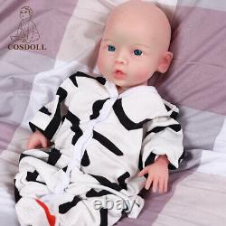 COSDOLL 18.5 Realistic Reborn Baby Girl Full Body Silicone Doll Drinking Water