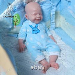 COSDOLL 18.5 Reborn Baby Doll Full Body Silicone Boy Doll with Drink-Wet System