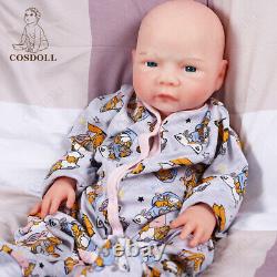 COSDOLL 18.5 Reborn Baby Dolls Can Drink Water&Pee Full Silicone Adorable Dolls