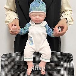 COSDOLL 18.5 Reborn Baby Dolls Full Platinum Silicone Reborn Doll Realistic Boy