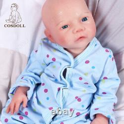 COSDOLL 18.5 Silicone Boy Doll 6.61LB Reborn Baby Dolls Can Drink Water and Pee