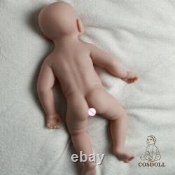 COSDOLL 18.5 Sleeping Baby Girl Lifelike Full Silicone Reborn Doll Infant Toy