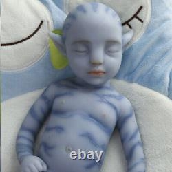 COSDOLL 18.5 in Avatar Reborn Baby Full Platinum Silicone Painted Doll for Gift
