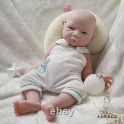 COSDOLL 18.5 in Boy Doll 3KG Reborn Baby Dolls Full Body Silicone with Drink-Wet