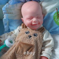 COSDOLL 18.5 in Full Body Platinum Silicone Baby Doll Reborn Baby Dolls BoY Doll