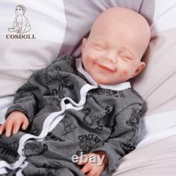 COSDOLL 18.5 in Full Body Silicone Reborn Baby Doll 6.83 lb Reborn BOY Baby Doll