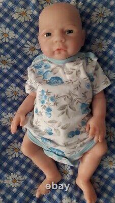 COSDOLL 18.5 in Full Silicone Reborn Baby Girl Doll Platinum Silicone Baby Doll