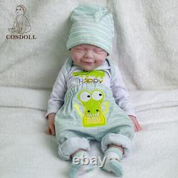 COSDOLL 18.5 in Newborn Baby Full Silicone Reborn Baby Girl Doll