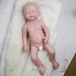 COSDOLL 18.5 in Platinum Silicone Reborn Baby Dolls Handmake Girl Baby Doll DIY
