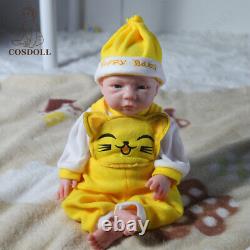 COSDOLL 18.5 in REBORN BABY DOLLS 3KG FULL BODY SILICONE CAN DRINK WATER AND PEE