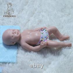 COSDOLL 18.5 in Reborn Baby Doll Platinum Full Silicone Handmade Cute Girl Dolls