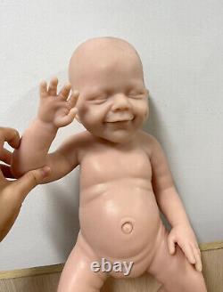 COSDOLL 18.5 in Reborn Baby Dolls Full Body Silicone Doll Newborn Baby Unpainted