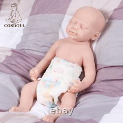 COSDOLL 18.5 in Reborn Baby Dolls Platinum Full Silicone Handmade Doll Cute Girl