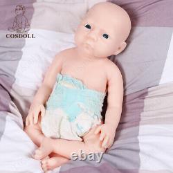 COSDOLL 18.5 in Unpainted Reborn Baby Dolls Full Body Silicone Doll Newborn Baby