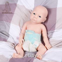 COSDOLL 18.5 in Unpainted Reborn Baby Dolls Full Body Silicone Doll Newborn Baby