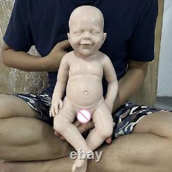 COSDOLL 18.5 inch Full Silicone Reborn Baby Girl Doll UNPAINTED Baby Doll